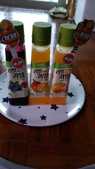 [풀무원] 리얼 과일  저지방 드레싱 240g 3종 — 4점을 준 리뷰어가 2020년 8월 올린 사용 사진