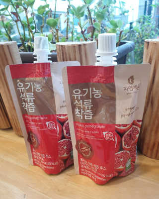 자연에온 유기농 석류 착즙 100mL 10개입 2BOX — 5점을 준 리뷰어가 2020년 11월 올린 사용 사진