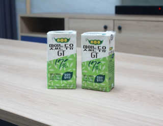 남양유업 맛있는두유GT 17차 깔끔한말차맛 — 5점을 준 리뷰어가 2020년 8월 올린 사용 사진