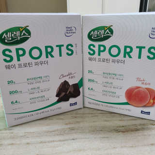 셀렉스스포츠 셀렉스 스포츠 웨이 프로틴 파우더 2종 스틱형 — 5점을 준 리뷰어가 2020년 8월 올린 사용 사진