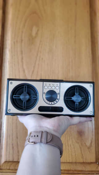 SEVIZ RETRO20W 레트로 블루투스 스피커 — 5점을 준 리뷰어가 2020년 6월 올린 사용 사진