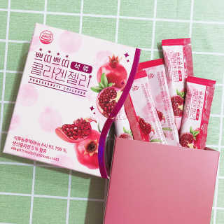 헬스업_쁘띠쁘띠석류콜라겐젤리_20g x 14포 — 4.5점을 준 리뷰어가 2020년 7월 올린 사용 사진