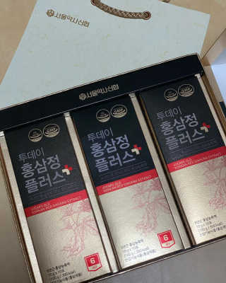 서울약사신협_투데이홍삼정플러스스틱_10g x 30포 — 5점을 준 리뷰어가 2020년 12월 올린 사용 사진