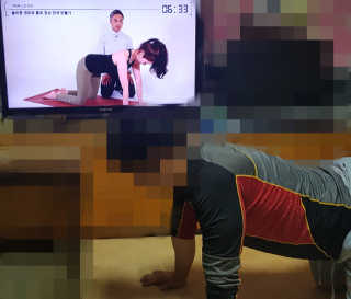 [건강한친구들] 케어링 + 거북목 교정 스트레칭 홈트 — 5점을 준 리뷰어가 2020년 9월 올린 사용 사진