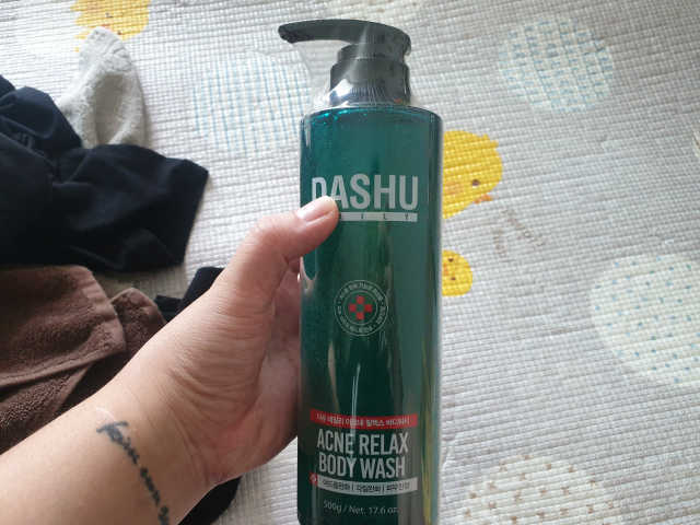 다슈 데일리 아크네 릴렉스 바디워시 500ml 리뷰 사진