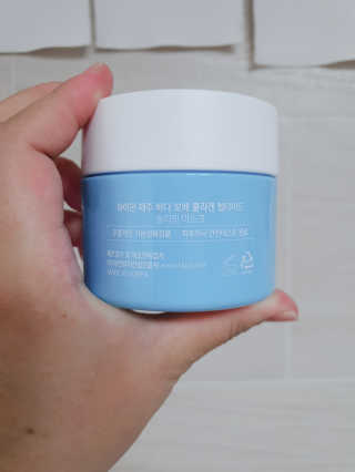 바르는콜라겐 하이온 제주바다보배 슬리핑마스크 100mL — 5점을 준 리뷰어가 2020년 6월 올린 사용 사진