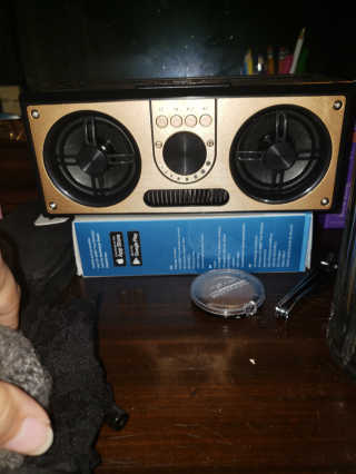 SEVIZ RETRO20W 레트로 블루투스 스피커 — 5점을 준 리뷰어가 2020년 10월 올린 사용 사진
