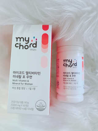 JW중외제약 마이코드 멀티비타민미네랄 포 우먼 — 5점을 준 리뷰어가 2020년 7월 올린 사용 사진