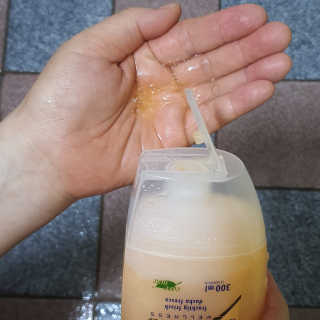 알게마린 해피피치 샤워젤 — 5점을 준 리뷰어가 2020년 7월 올린 사용 사진