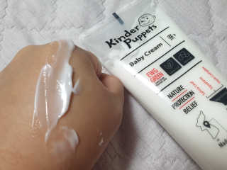 킨더퍼페츠 베이비크림 180ml — 4점을 준 리뷰어가 2020년 10월 올린 사용 사진