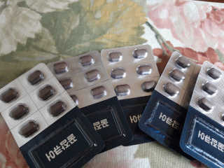 조은약초 꿀잠큐어 제주 감태추출물 감태정 600mg — 5점을 준 리뷰어가 2020년 7월 올린 사용 사진