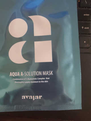 Avajar A-Solution 마스크 — 5점을 준 리뷰어가 2020년 10월 올린 사용 사진