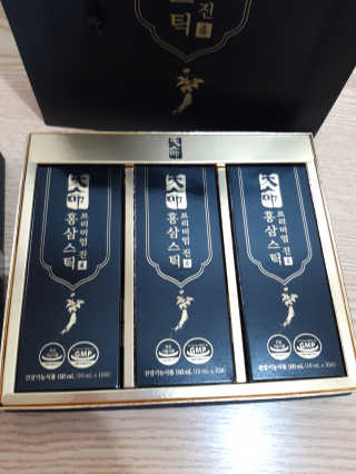 헬스업_천명진프리미엄홍삼스틱_10ml x 30포 — 5점을 준 리뷰어가 2020년 11월 올린 사용 사진
