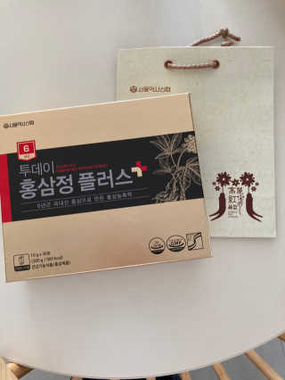 서울약사신협_투데이홍삼정플러스스틱_10g x 30포 — 5점을 준 리뷰어가 2020년 12월 올린 사용 사진