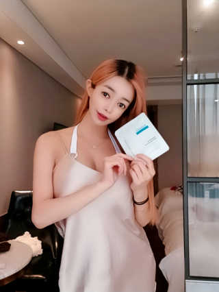 바이오믹 BIOMEEK SENSIMETIC SOOTHING MASK.S — 5점을 준 리뷰어가 2020년 7월 올린 사용 사진