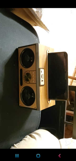 SEVIZ RETRO20W 레트로 블루투스 스피커 — 5점을 준 리뷰어가 2020년 10월 올린 사용 사진