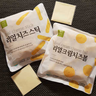 가치식탁 리얼치즈스틱, 리얼크림치즈볼 — 5점을 준 리뷰어가 2020년 8월 올린 사용 사진