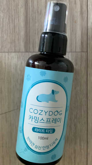 코지독 카밍스프레이 100ml — 3점을 준 리뷰어가 2020년 6월 올린 사용 사진