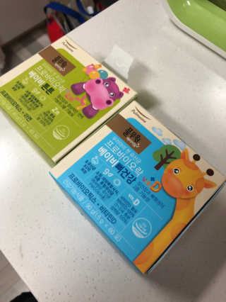 [풀무원베이비밀] 프로바이오락 베이비 유산균 SET — 5점을 준 리뷰어가 2020년 11월 올린 사용 사진