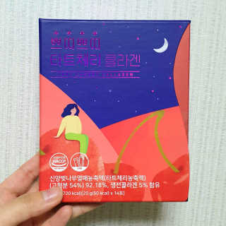 서울약사신협_쁘띠쁘띠타트체리콜라겐_20g x 14포 — 5점을 준 리뷰어가 2020년 12월 올린 사용 사진
