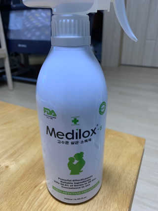 Medilox 메디록스 살균소독제_3종 500ml [택 1] — 5점을 준 리뷰어가 2020년 9월 올린 사용 사진