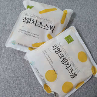 가치식탁 리얼치즈스틱, 리얼크림치즈볼 — 5점을 준 리뷰어가 2020년 11월 올린 사용 사진