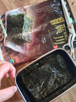 광천우리맛김 바삭하고 고소한 광천우리재래전장김 15봉 — 5점을 준 리뷰어가 2020년 6월 올린 사용 사진