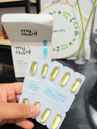 JW중외제약 마이코드 알티지 오메가3 1000 mg — 5점을 준 리뷰어가 2020년 9월 올린 사용 사진