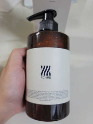 에이처드 유산균 탈모 샴푸 500ml — 5점을 준 리뷰어가 2020년 8월 올린 사용 사진