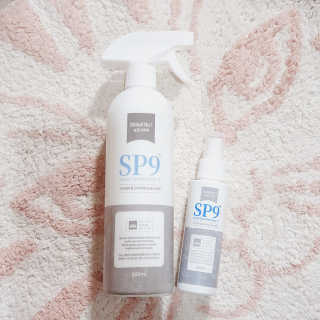 SP9 스프레이형 프리미엄 살균소독제 500ml+100ml — 5점을 준 리뷰어가 2020년 11월 올린 사용 사진