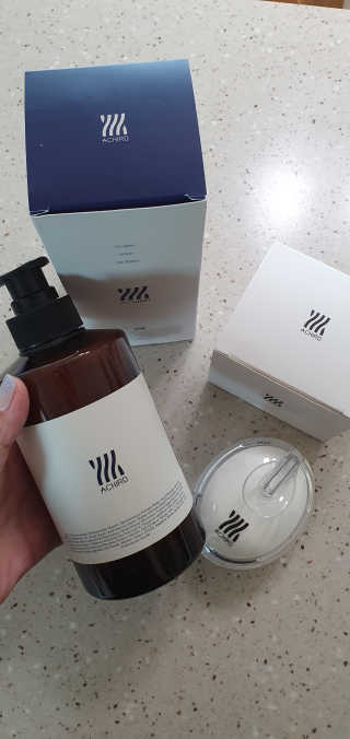 에이처드 유산균 탈모 샴푸 500ml — 5점을 준 리뷰어가 2020년 8월 올린 사용 사진