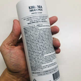 키라니아 피토스칼프 탈모완화 기능성샴푸 500ml — 5점을 준 리뷰어가 2020년 12월 올린 사용 사진