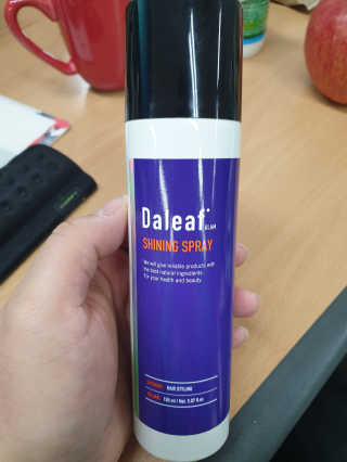 달리프 글램 샤이닝 스프레이 150ml — 5점을 준 리뷰어가 2020년 4월 올린 사용 사진