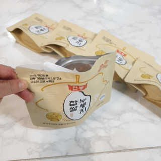 [꾸콤] 참참 전통 찹쌀 누룽지 일주일세트 60g x 5 — 5점을 준 리뷰어가 2020년 10월 올린 사용 사진