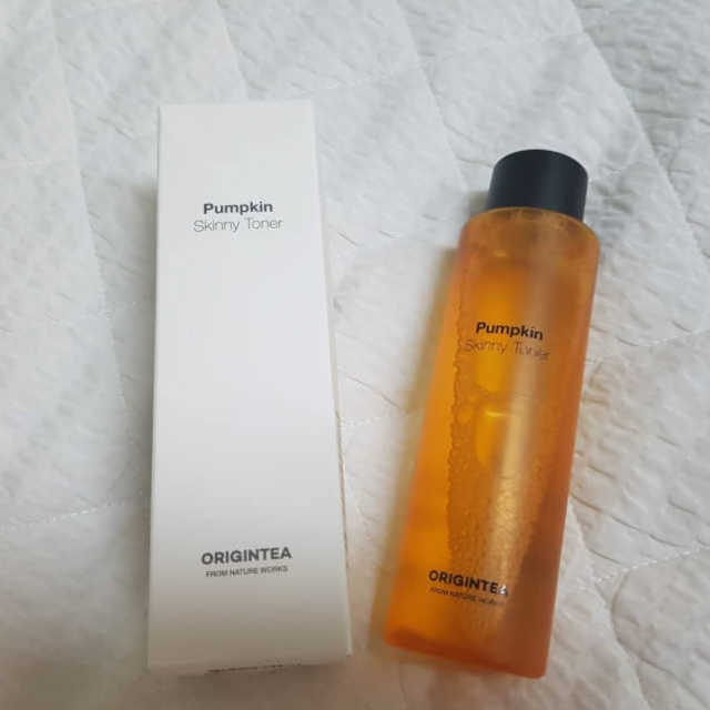 오리진티 펌킨 스키니 토너 리뷰 사진