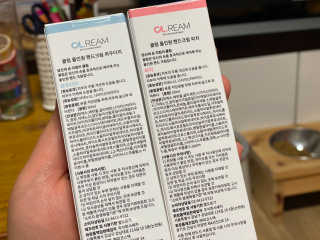 클림 9월 28일, 출시 손 세정의 번거로움을 없앤 핸드크림 — 5점을 준 리뷰어가 2020년 12월 올린 사용 사진