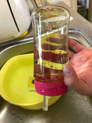 유비맘 PPSU 젖병 노꼭지_260ml_컬러 랜덤 발송 — 5점을 준 리뷰어가 2020년 9월 올린 사용 사진