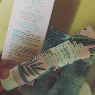 포레스트힐 SS 그린 밸런스 클렌져 100ml + 헤어밴드 — 5점을 준 리뷰어가 2020년 4월 올린 사용 사진