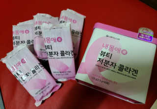 서울약사신협_내몸애뷰티저분자콜라겐_2.5g 50포 — 5점을 준 리뷰어가 2020년 5월 올린 사용 사진