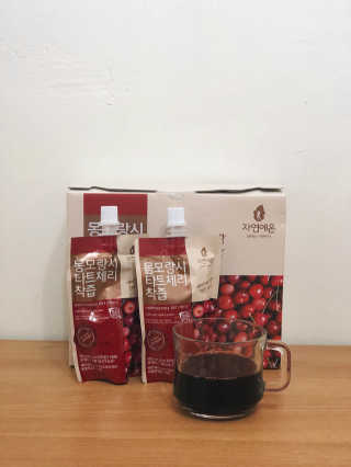 자연에온 몽모랑시 타트체리 착즙 100mL 10개입 2BOX — 4점을 준 리뷰어가 2020년 10월 올린 사용 사진