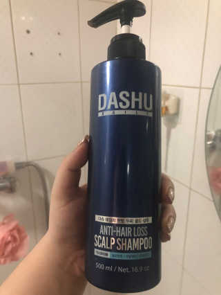 다슈코리아 다슈 데일리 단백질 한방 두피 골드 샴푸 500ml — 4점을 준 리뷰어가 2020년 9월 올린 사용 사진