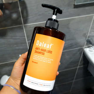 달리프 진저 베러 퍼퓸 탈모 완화 샴푸 1000ml 향 3종 — 4.5점을 준 리뷰어가 2020년 5월 올린 사용 사진