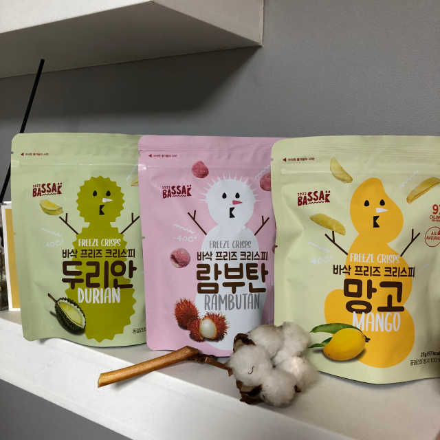 바삭 프리즈 크리스피 3종 리뷰 사진