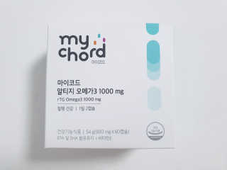 JW중외제약 마이코드 알티지 오메가3 1000 mg — 5점을 준 리뷰어가 2020년 8월 올린 사용 사진