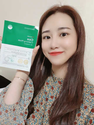 리더스코스메틱 리더스 시카 카밍  마스크 — 5점을 준 리뷰어가 2020년 5월 올린 사용 사진