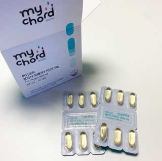 JW중외제약 마이코드 알티지 오메가3 1000 mg — 5점을 준 리뷰어가 2020년 8월 올린 사용 사진