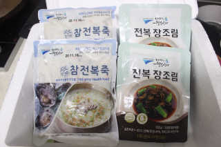 바다는다웰빙이다 완도사랑 전복죽 250g - 2팩 + 전복장조림 2팩 — 5점을 준 리뷰어가 2020년 10월 올린 사용 사진