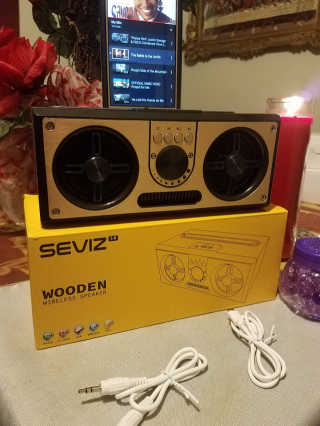 SEVIZ RETRO20W 레트로 블루투스 스피커 — 5점을 준 리뷰어가 2020년 6월 올린 사용 사진