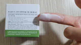 토니모리 더 그린티 트루바이옴 수분크림 — 5점을 준 리뷰어가 2020년 9월 올린 사용 사진