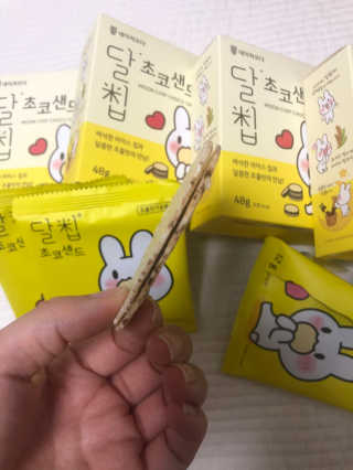 네이처오다 달칩 초코샌드 — 4.5점을 준 리뷰어가 2020년 7월 올린 사용 사진